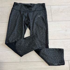 Nike black and grey capris.